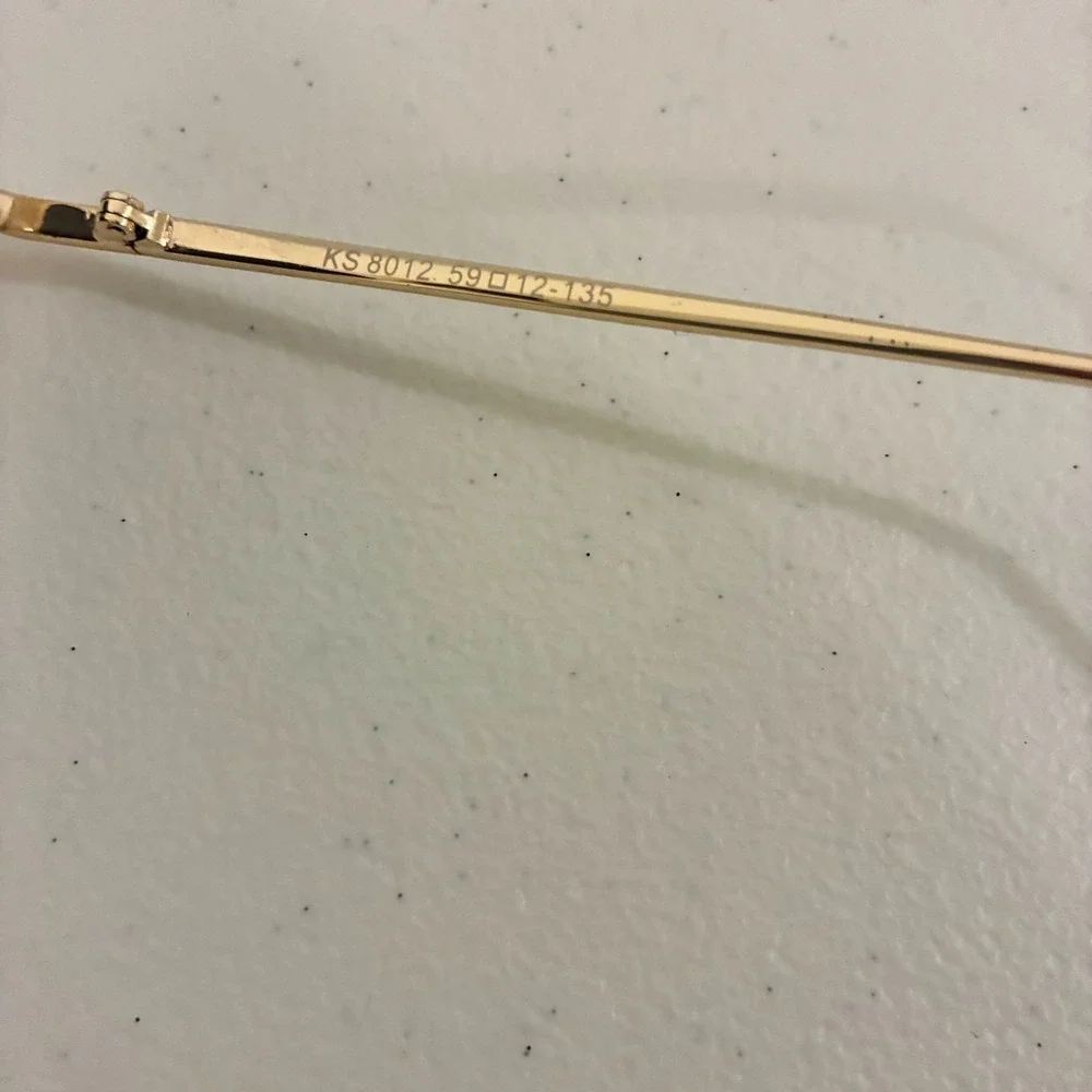 Gentle Monster Love Punch Mirrored Cat Eye Sunglasses Gold Tone Wire Frame Italy